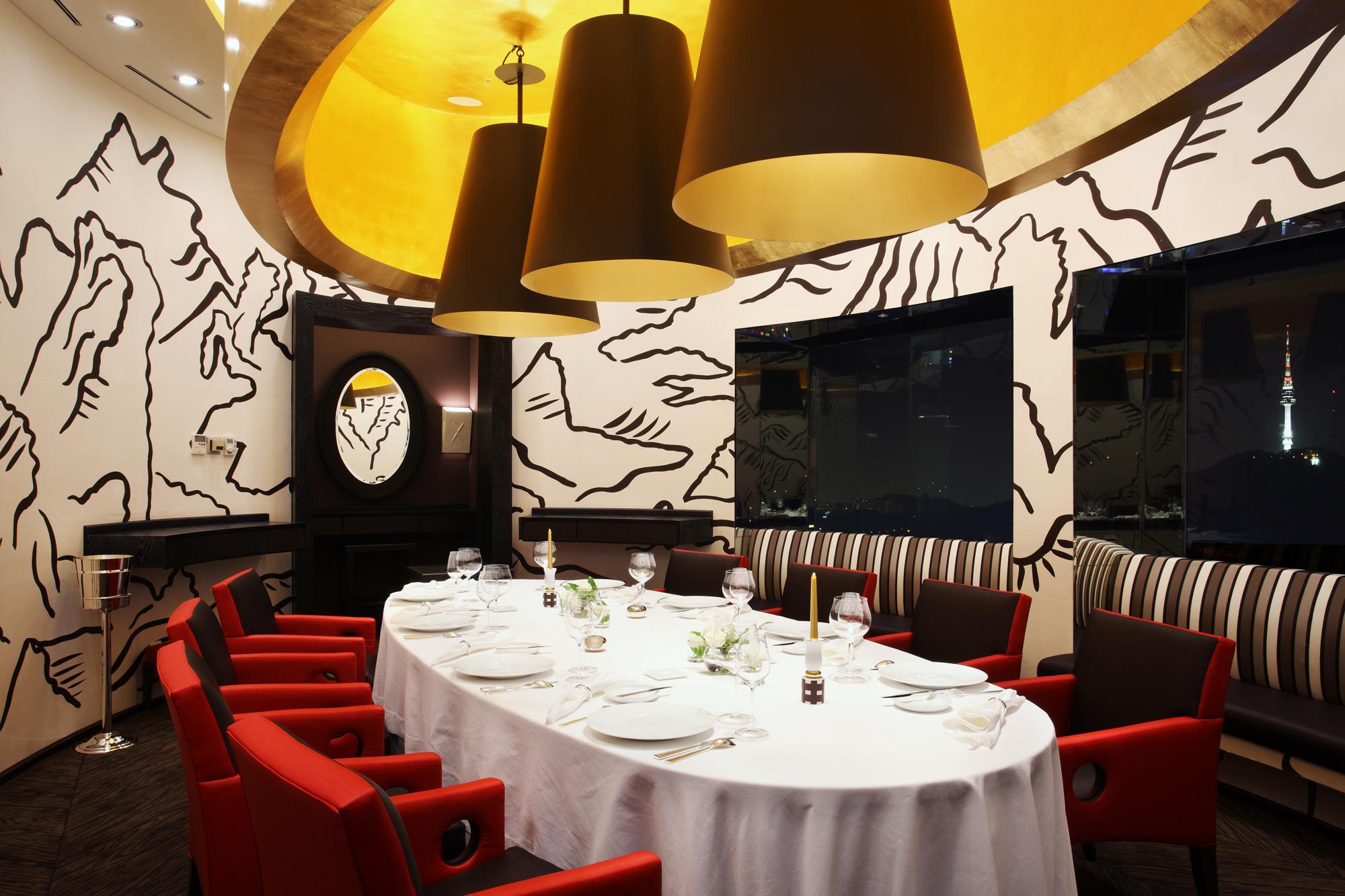 Lotte Hotel Seoul Executive Tower Seul Exterior foto Restaurant in Moscow
