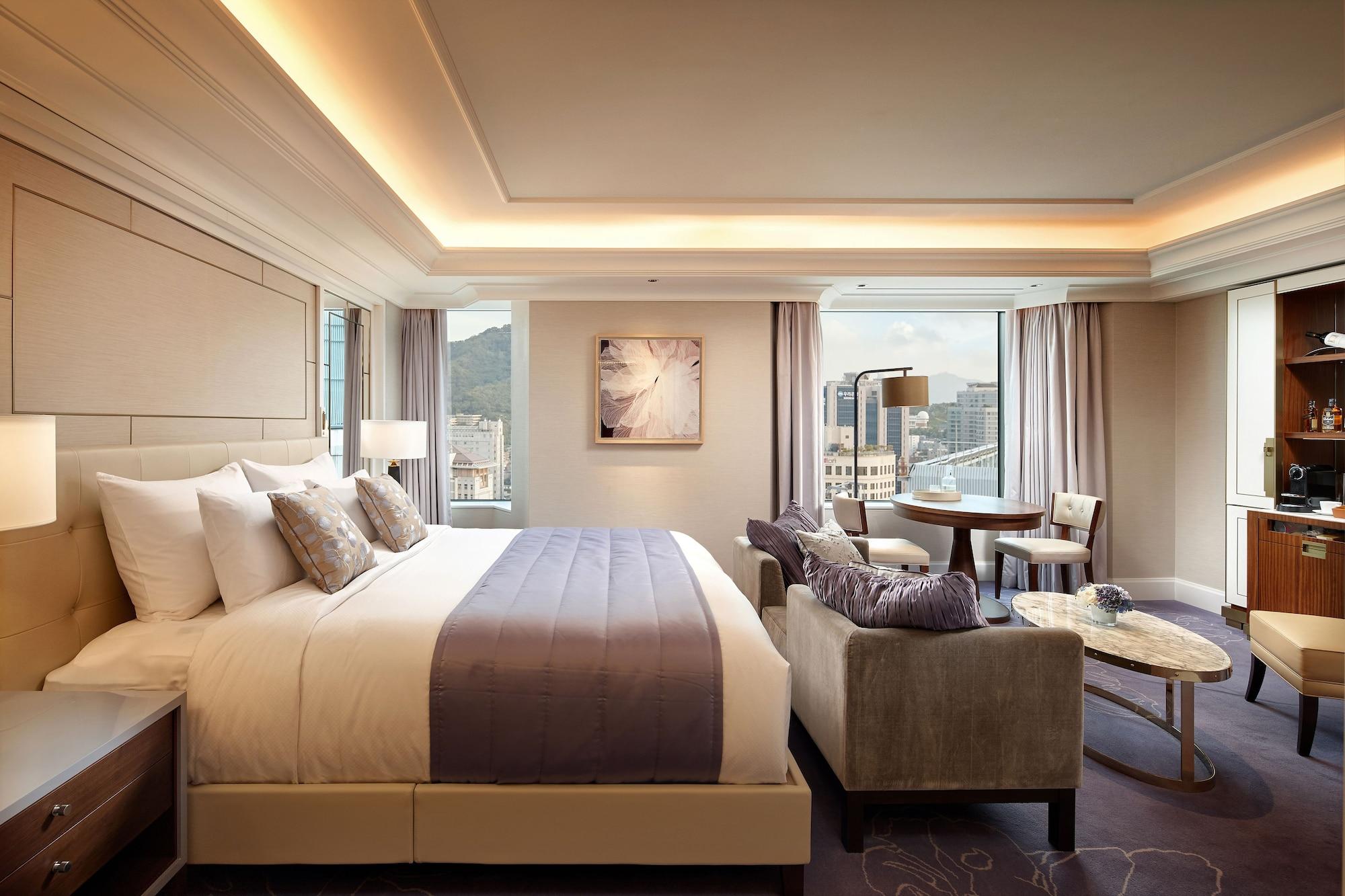 Lotte Hotel Seoul Executive Tower Seul Exterior foto A suite at the hotel
